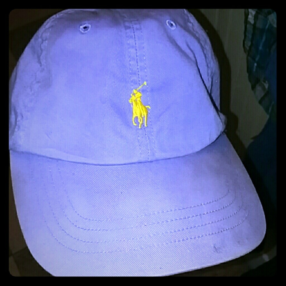 Purple polo hat